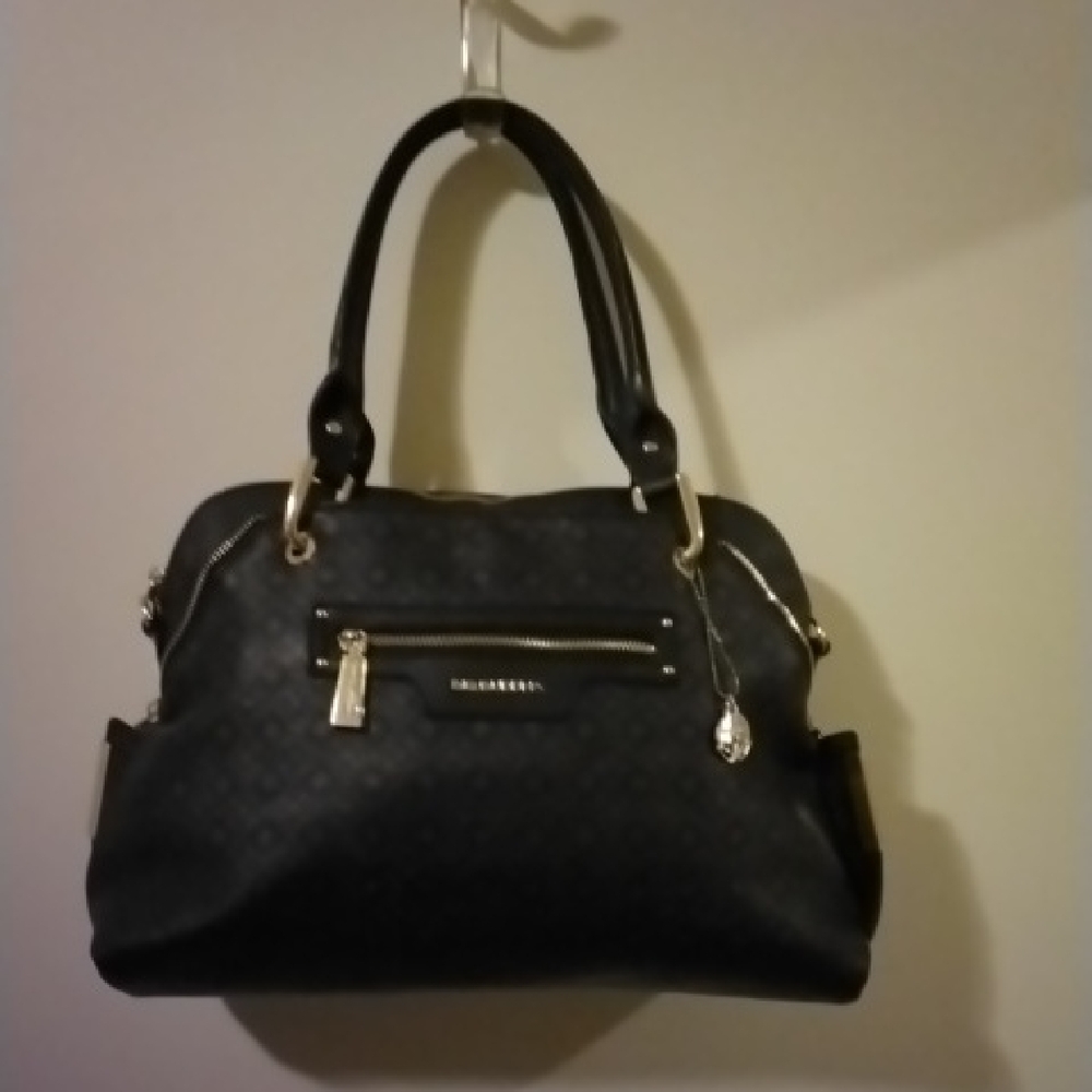 Big Buddha Elegant Black Shoulder Bag